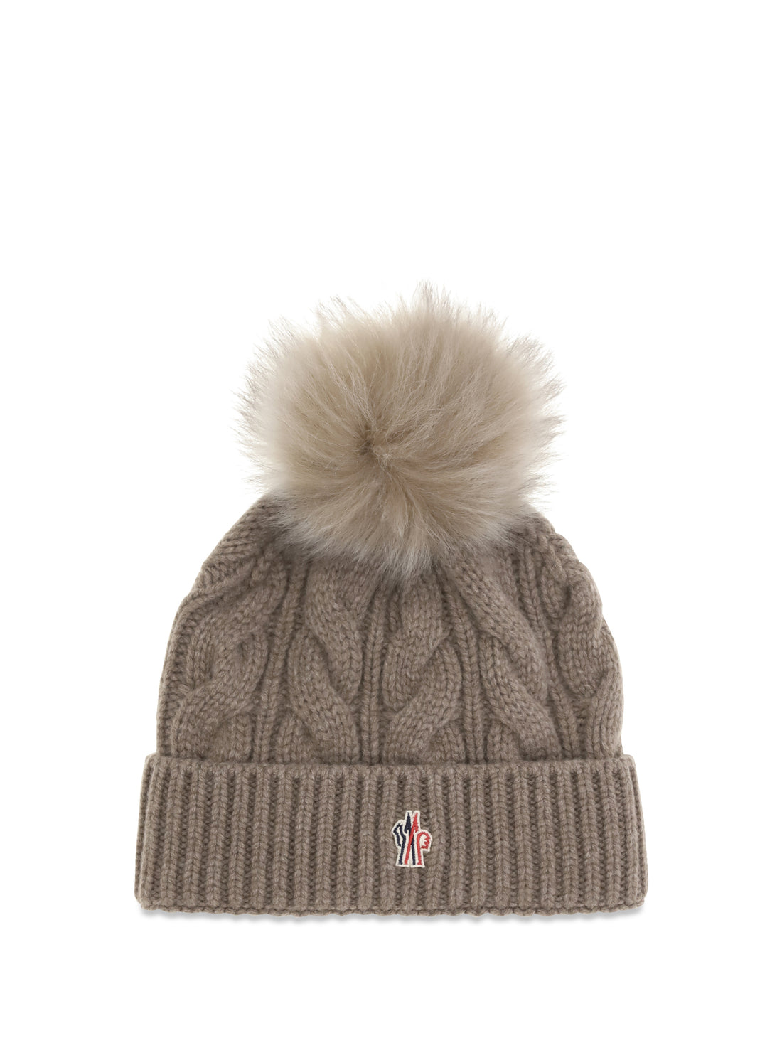 MONCLER GRENOBLE OS pom-pom wool and cashmere beanie