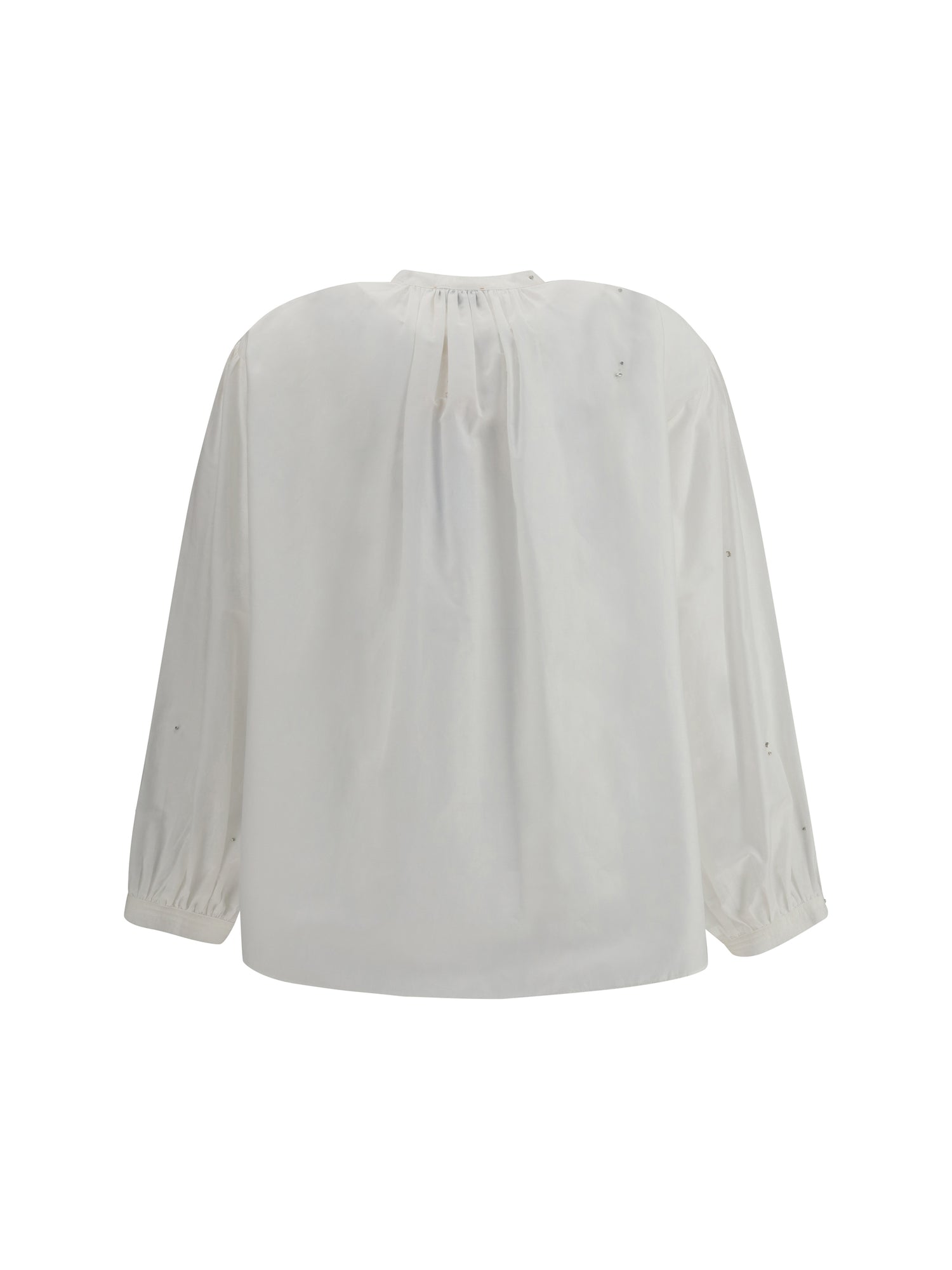 FORTE_FORTE I voile shirt with embroidery