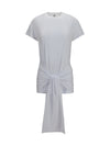 draped-waist jersey t-shirt