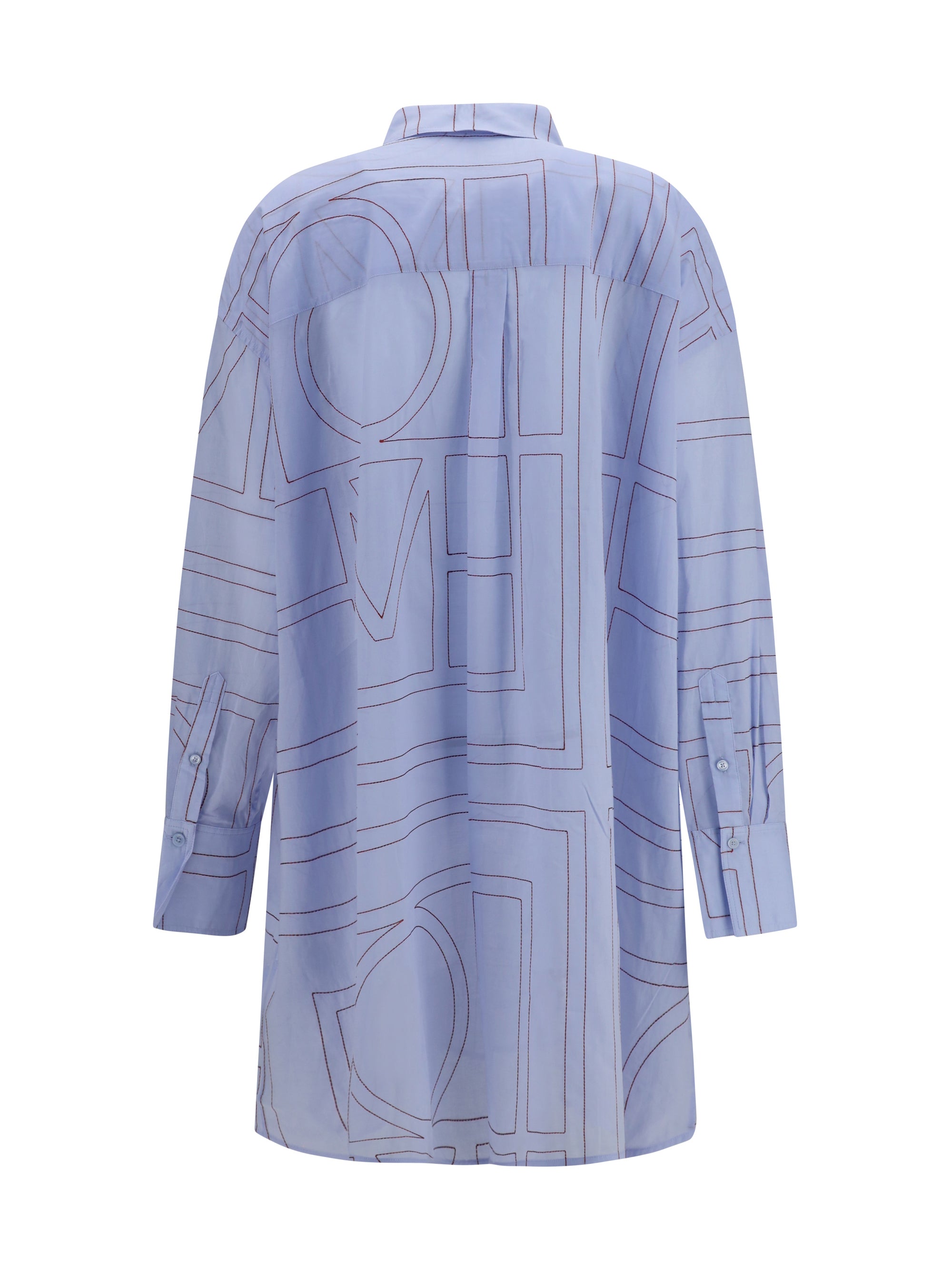 monogram shirt dress