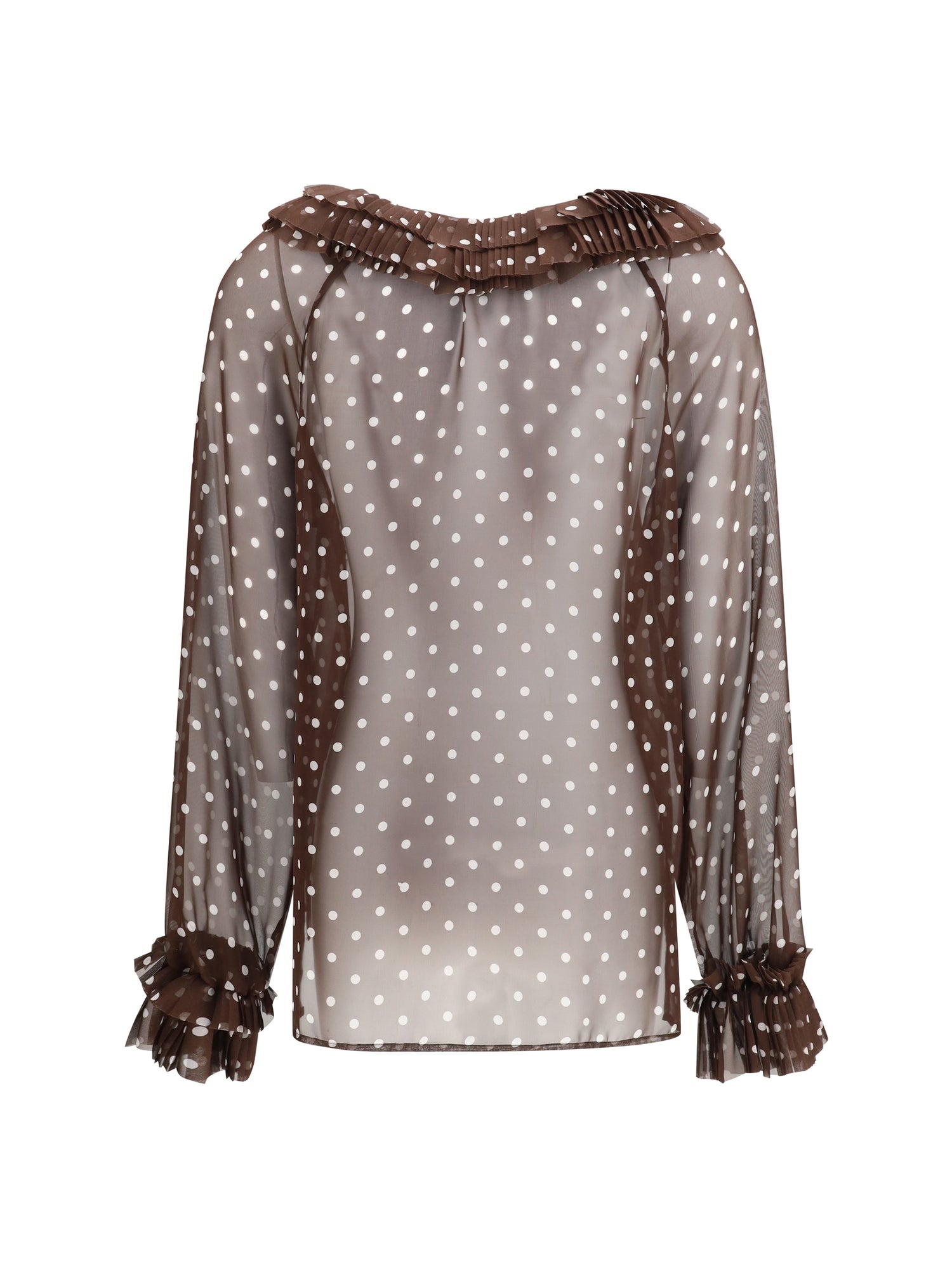 P.A.R.O.S.H. M polka-dot patterned shirt