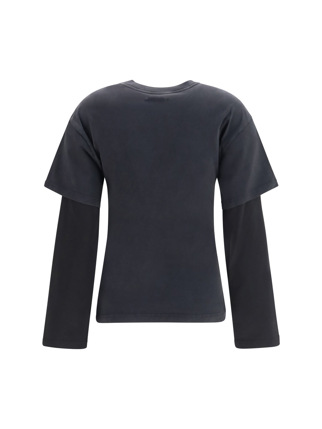 COURRÈGES M logo print double sleeves t-shirt