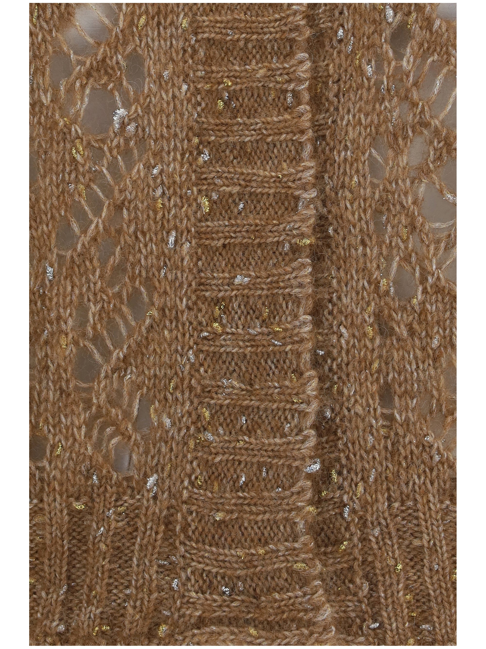 quarto openwork cardigan