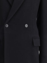 BALENCIAGA 36 oversized godet double-breasted coat