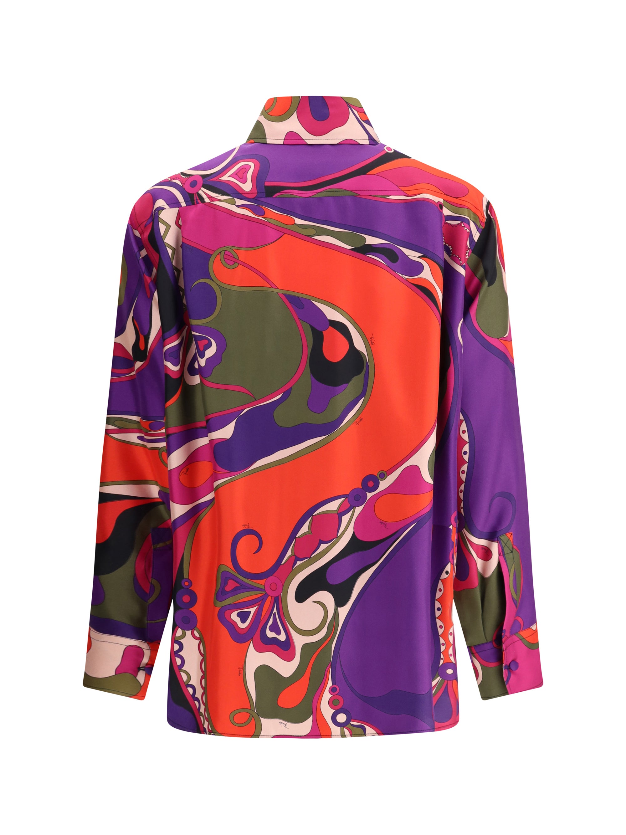 PUCCI L silk shirt with abstract print