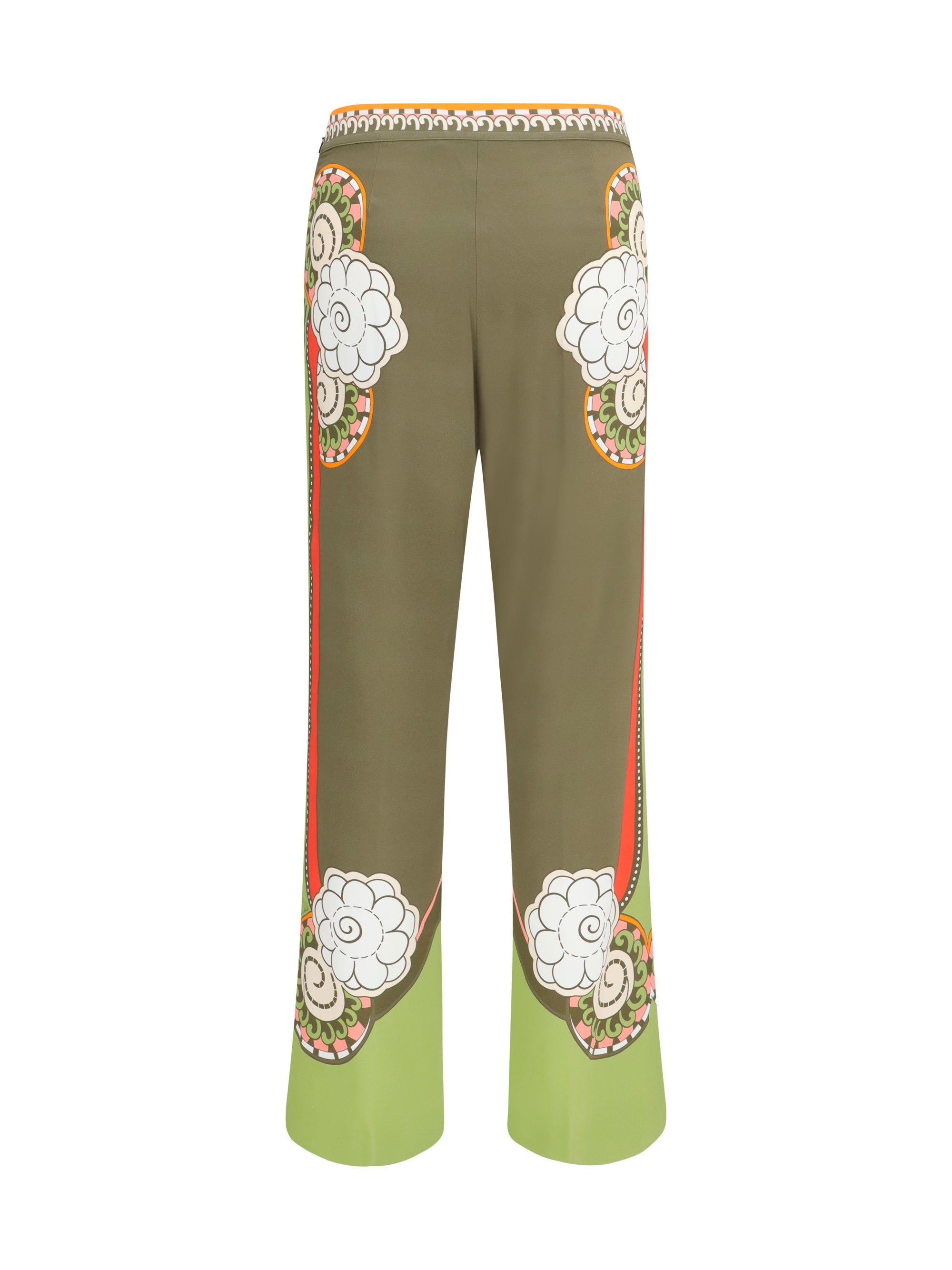 straight-leg ambrosia print pants