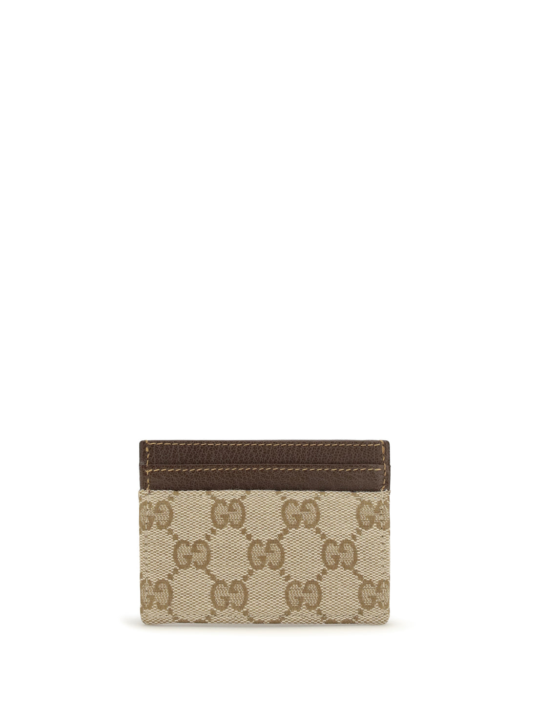 GUCCI OS gg monogram card holder with logo plaque
