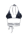 floral strappy triangle bikini top