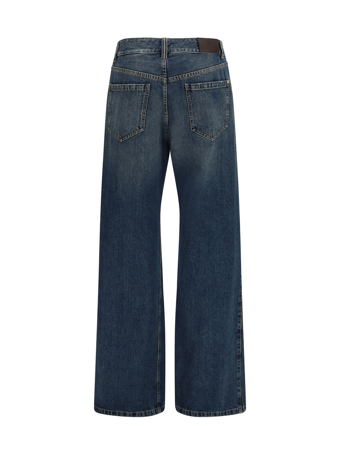 BRUNELLO CUCINELLI 36 wide-leg cotton denim jeans