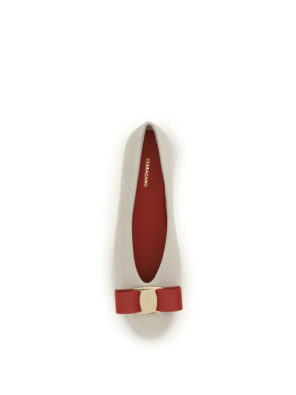 FERRAGAMO 5.5 vara bow ballerinas