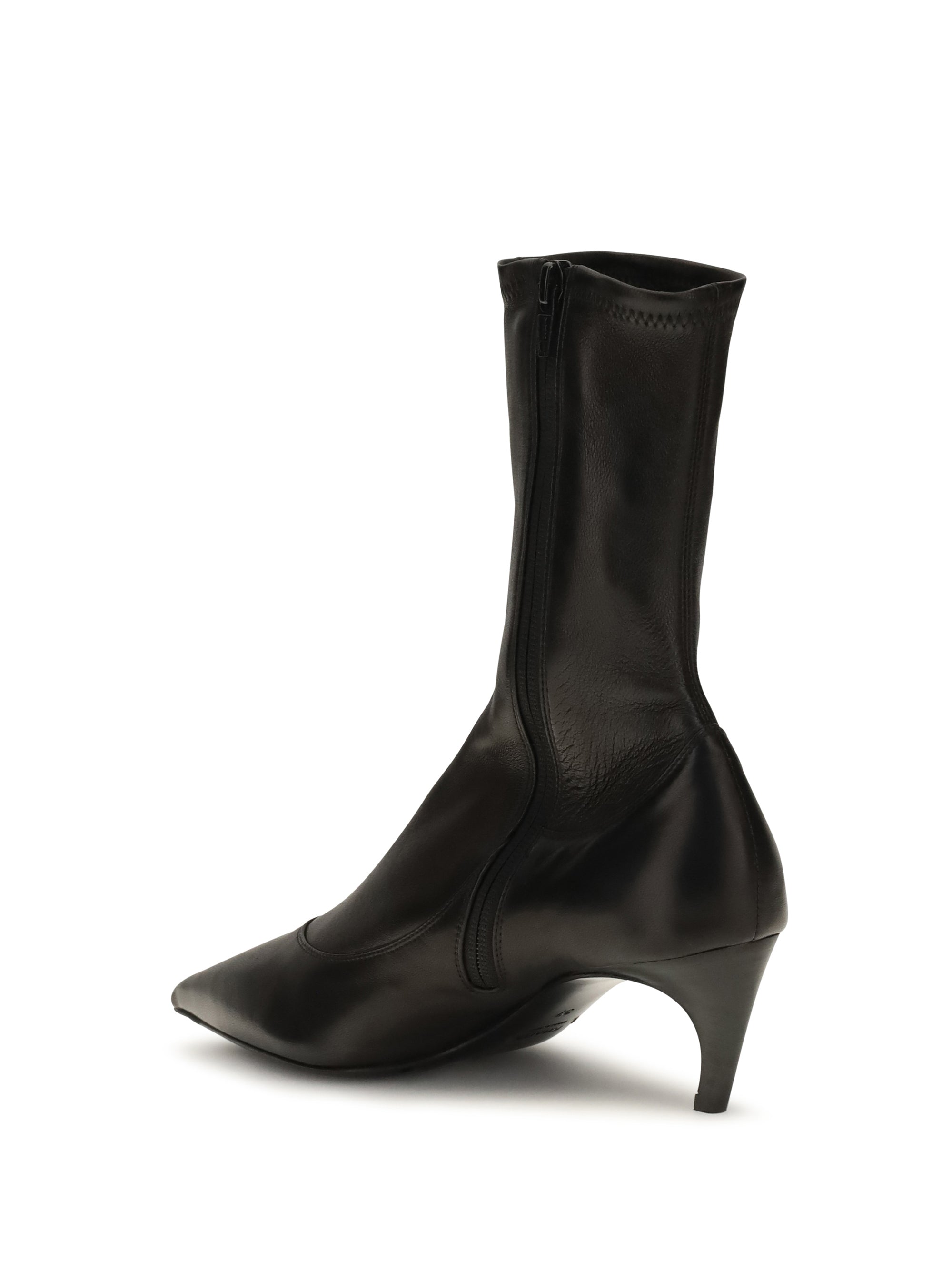 valerie leather ankle boots