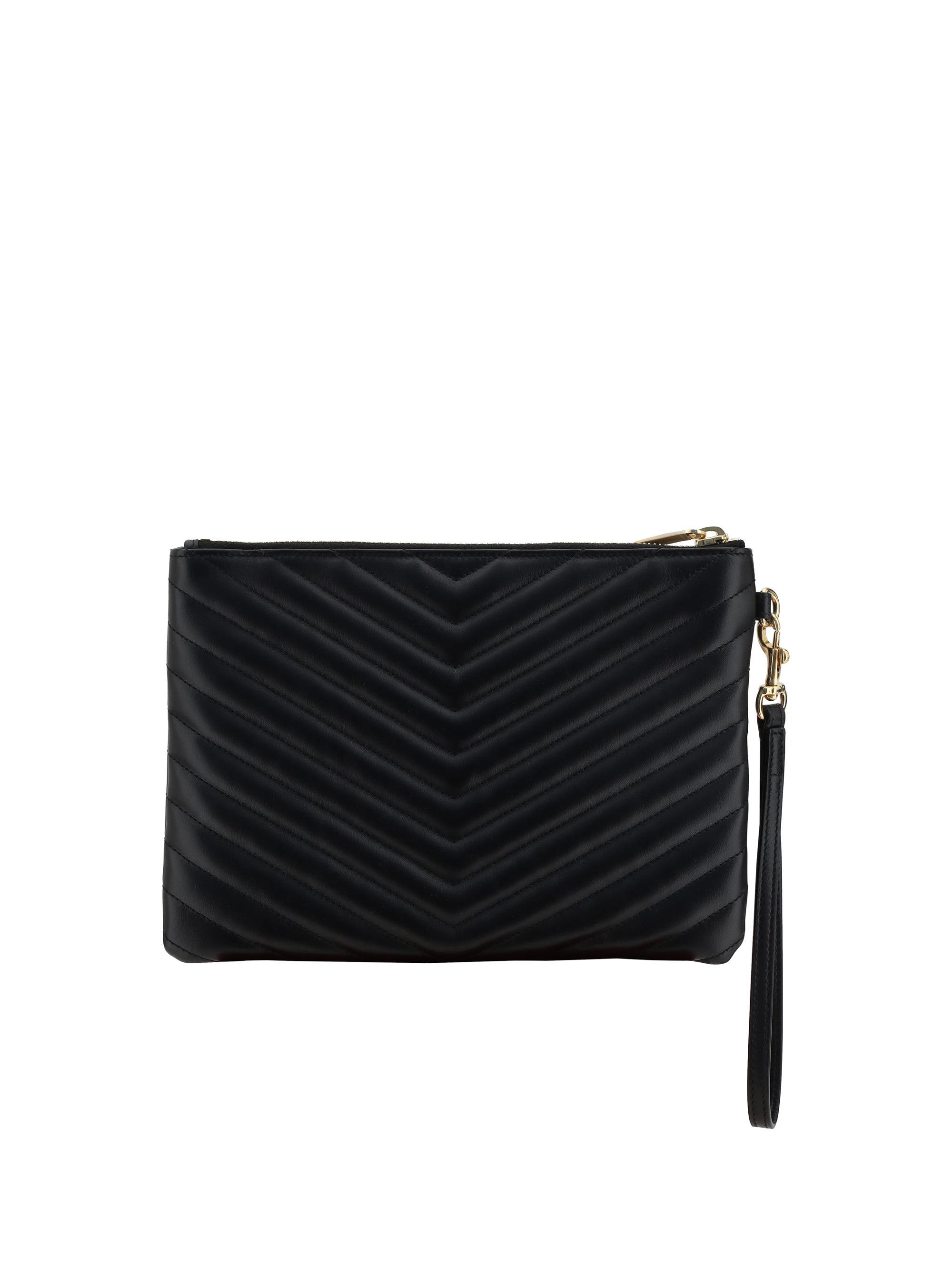 matelassé pouch bag