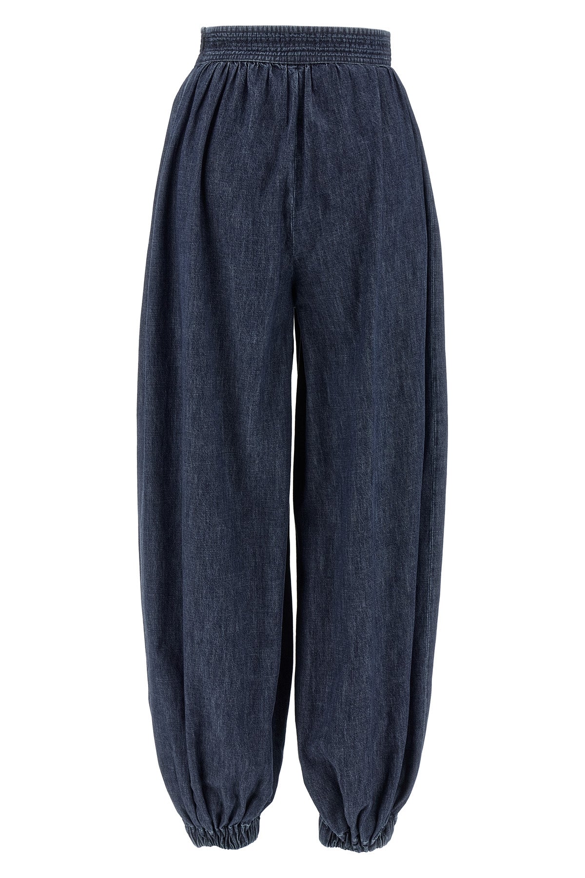 chambray cotton denim pants