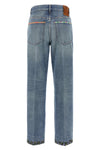 medium blue denim cotton jeans