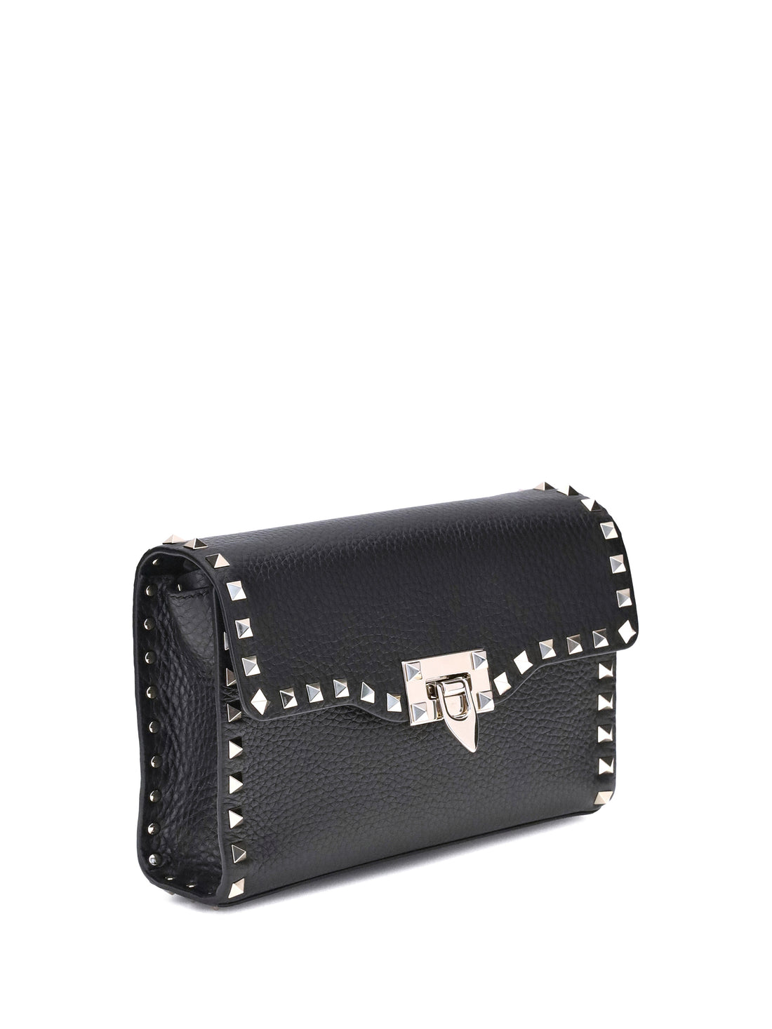 VALENTINO GARAVANI OS rockstud mini shoulder bag in garnet calfskin