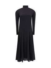 ALAIA 38 fluid jersey heart dress
