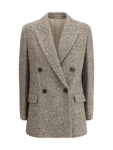 BRUNELLO CUCINELLI 42 virgin wool and silk mélange jacket