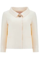 crepe couture jacket for