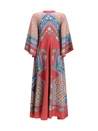 LA DOUBLE J L silk twill magnifico dress