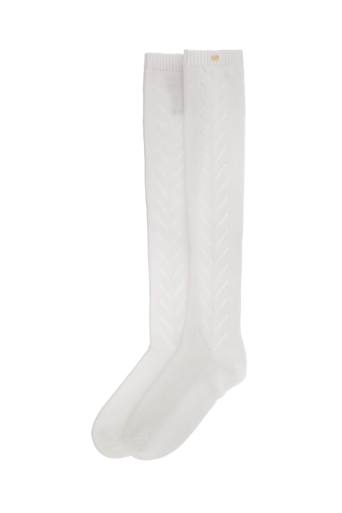 perforated cotton socks for