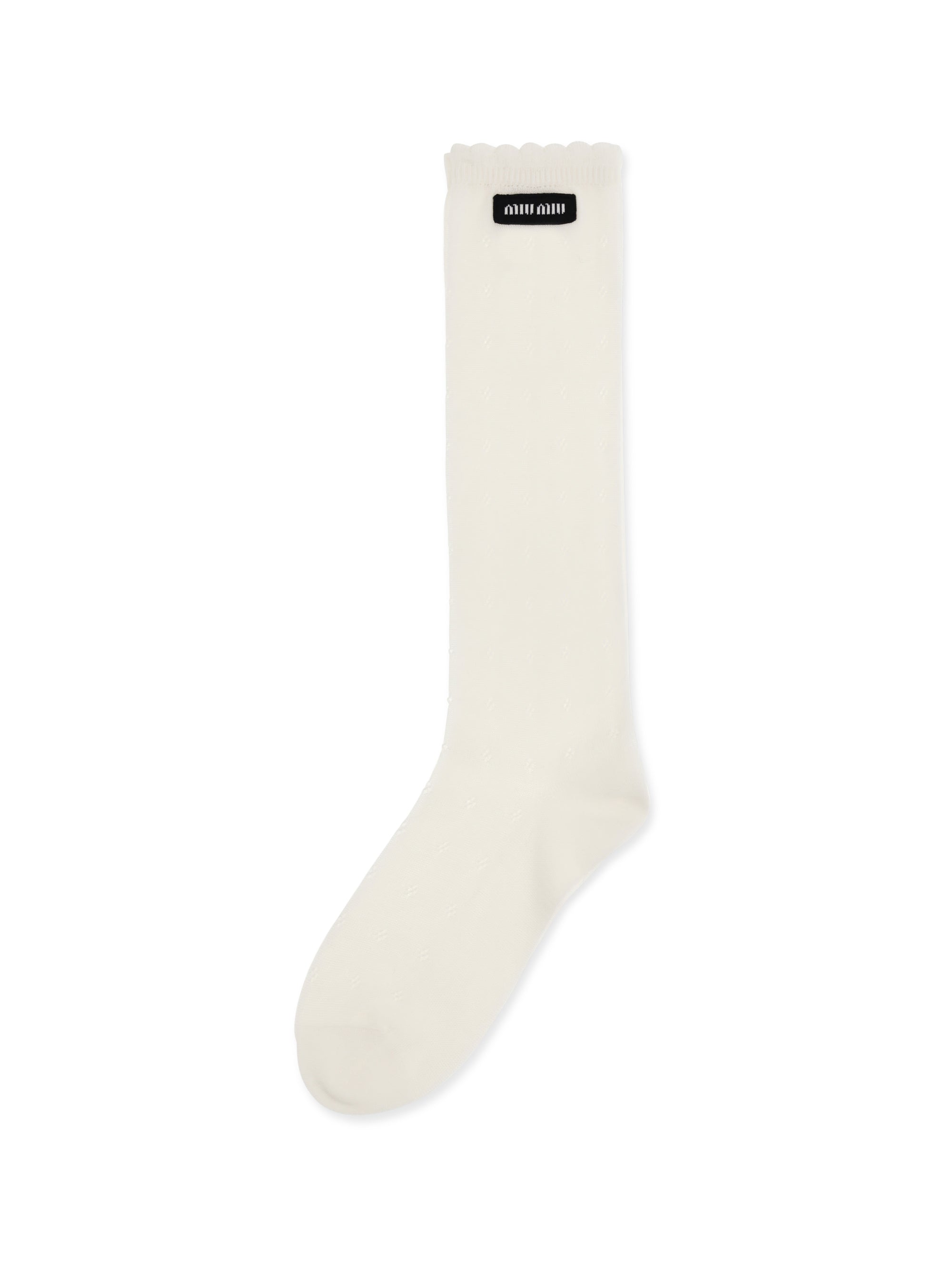 cotton pointelle socks