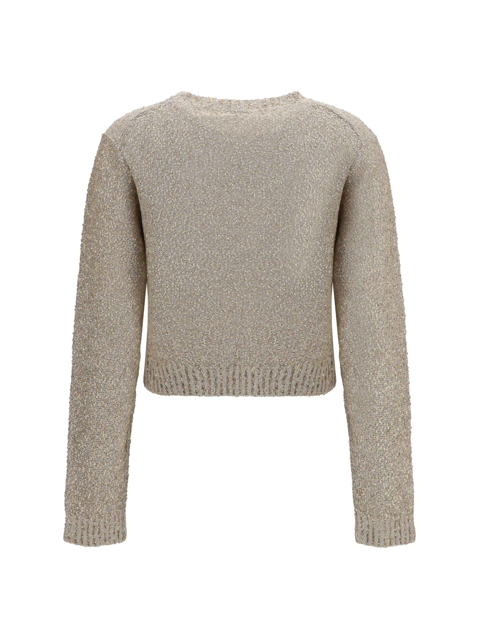 long-sleeve sequin sweater