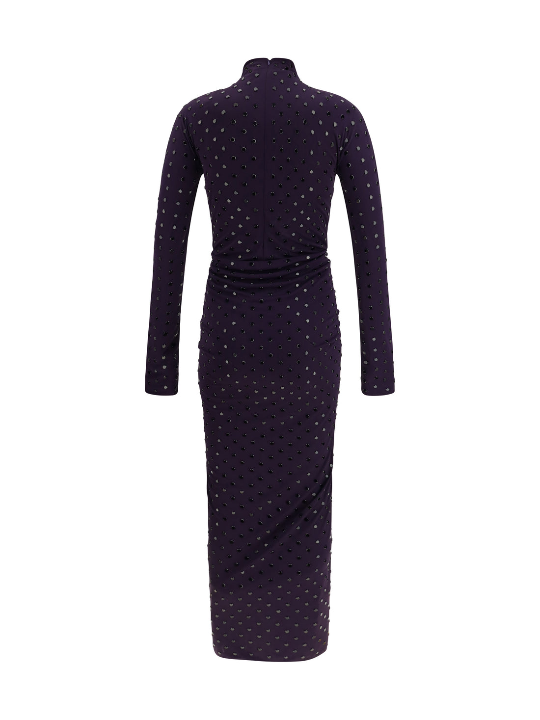 ALAIA 36 draped jersey maxi dress