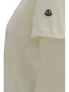 cotton t-shirt with a tone on tone embroidered logo