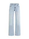low straight jeans