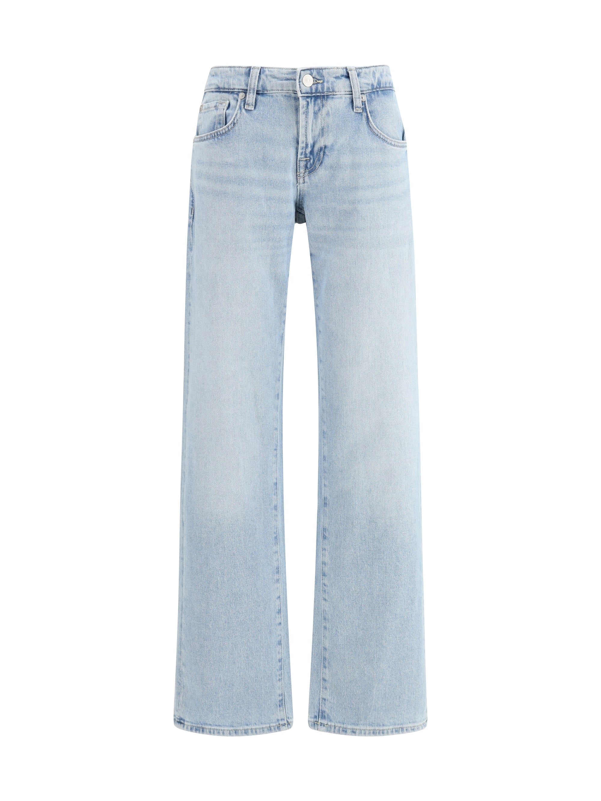 low straight jeans