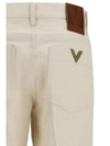 five-pocket flare pants