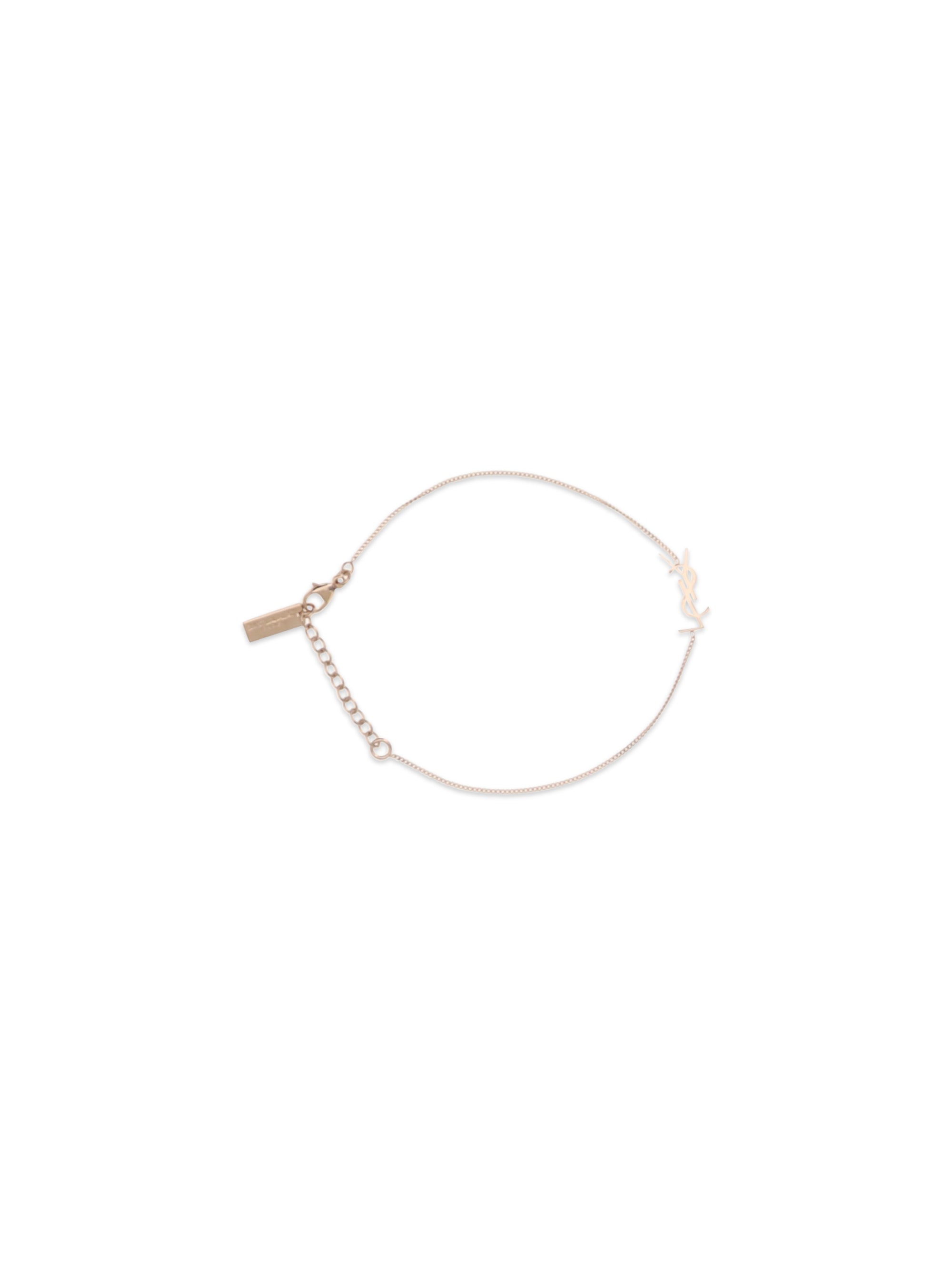 ysl logo bracelet