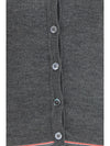 ribbed merino wool cardigan