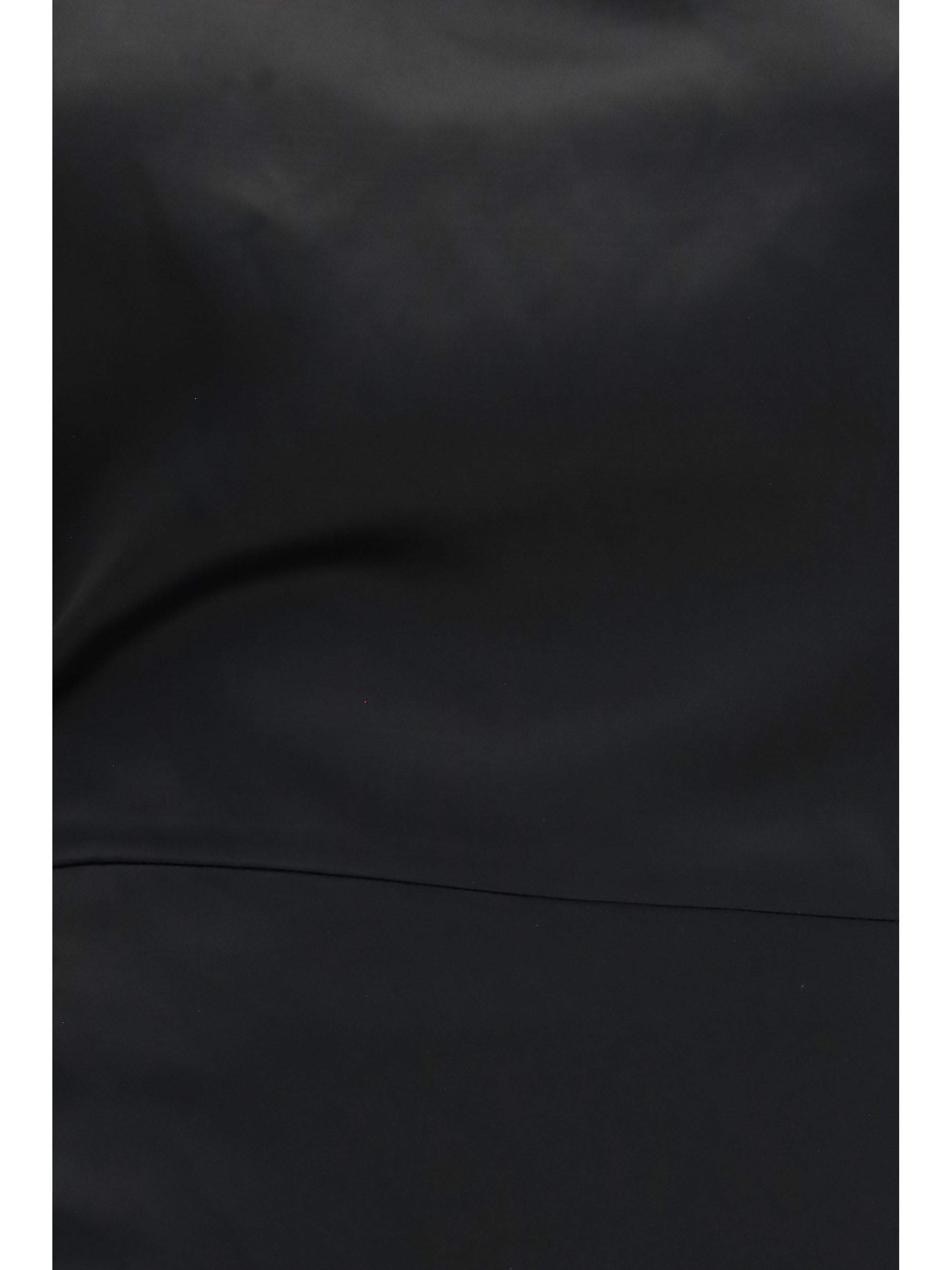 harlin draped ramie-blend satin dress