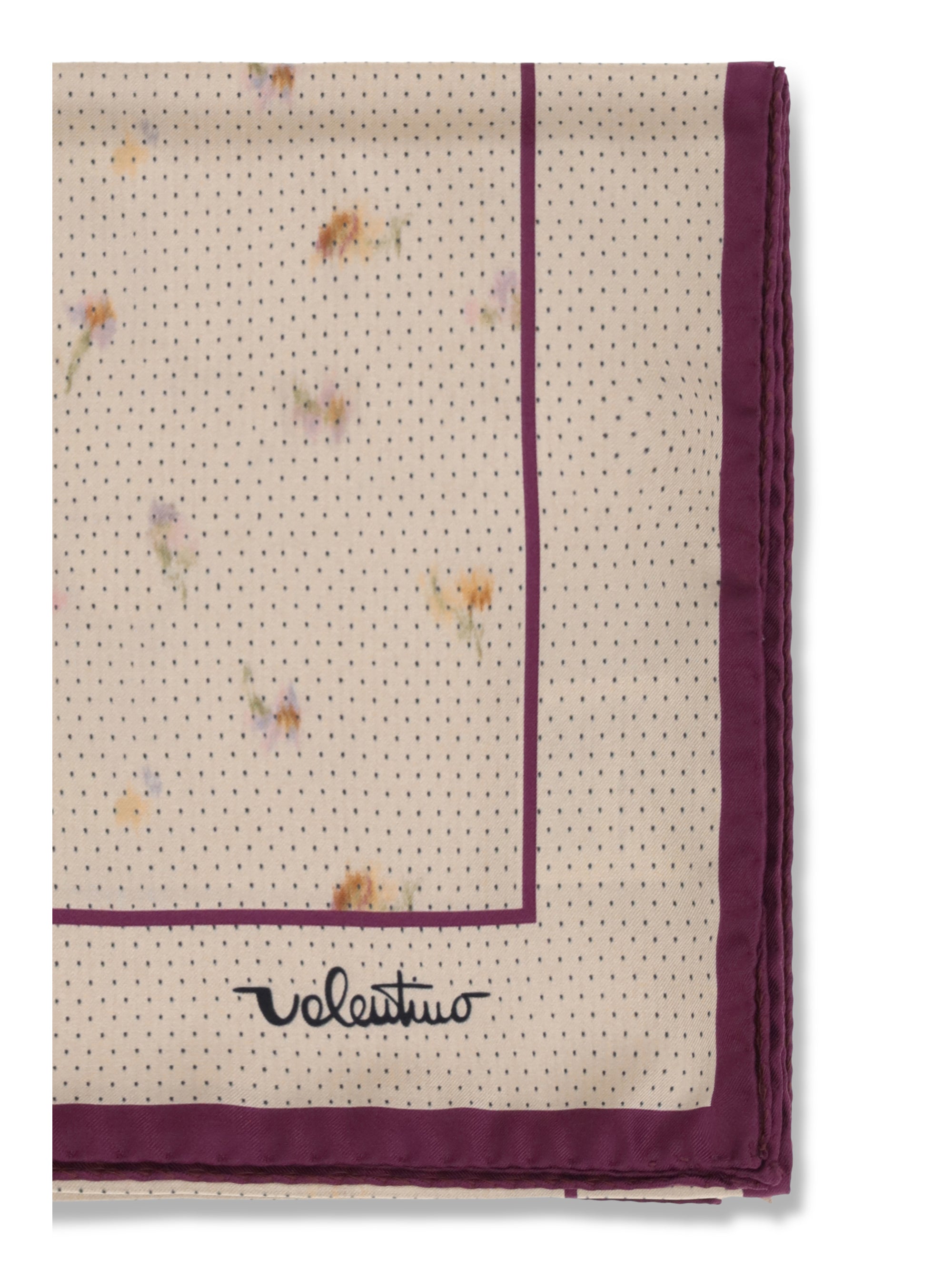 printed silk scarf