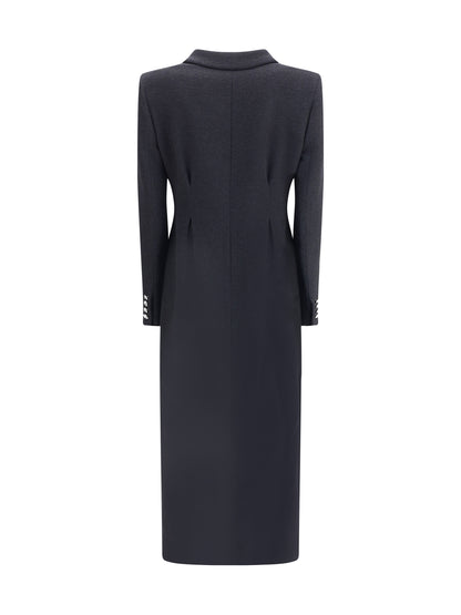 ALESSANDRA RICH 40 tweed long coat