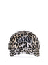 GANNI OS leopard baseball hat