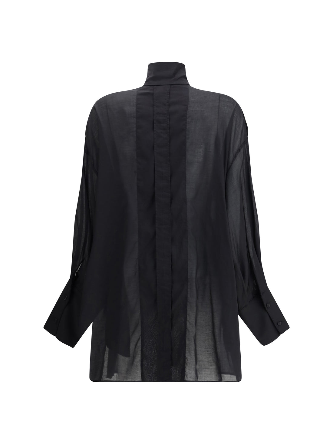 THE LATEST S semi-transparent shirt 