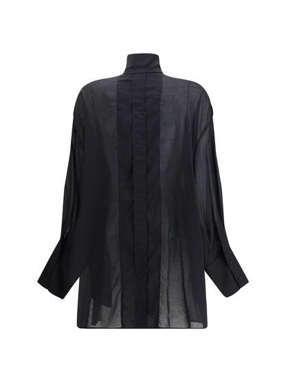 THE LATEST S semi-transparent shirt 