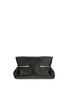 pinch soft clutch in nappa leather