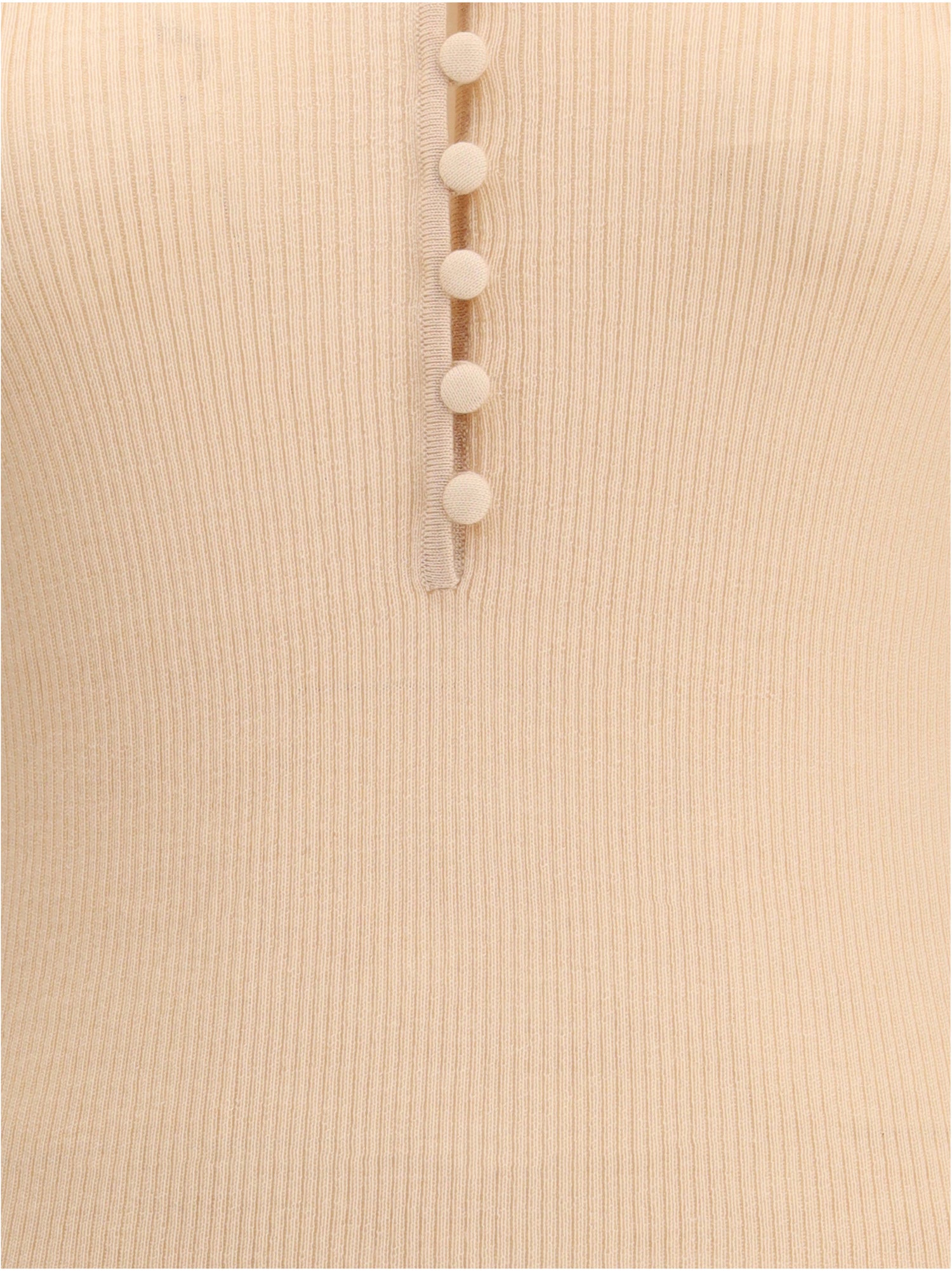 CHLOÉ L merino wool henley sweater