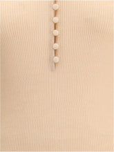 CHLOÉ L merino wool henley sweater