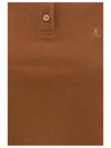 cassandre short cotton piqué polo shirt