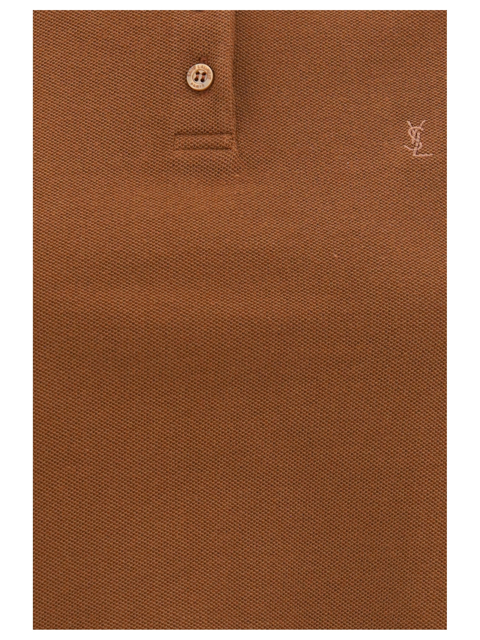 cassandre short cotton piqué polo shirt