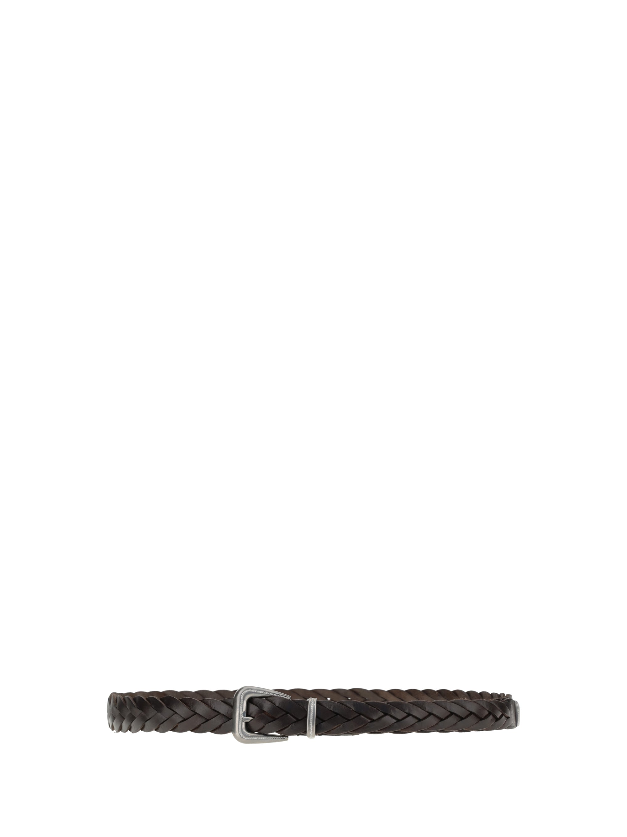 woven leather belt