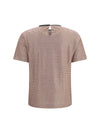 striped short-sleeve crewneck t-shirt