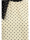 polka dot blouse with side bow