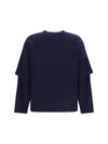 troy double-sleeve cashmere sweater