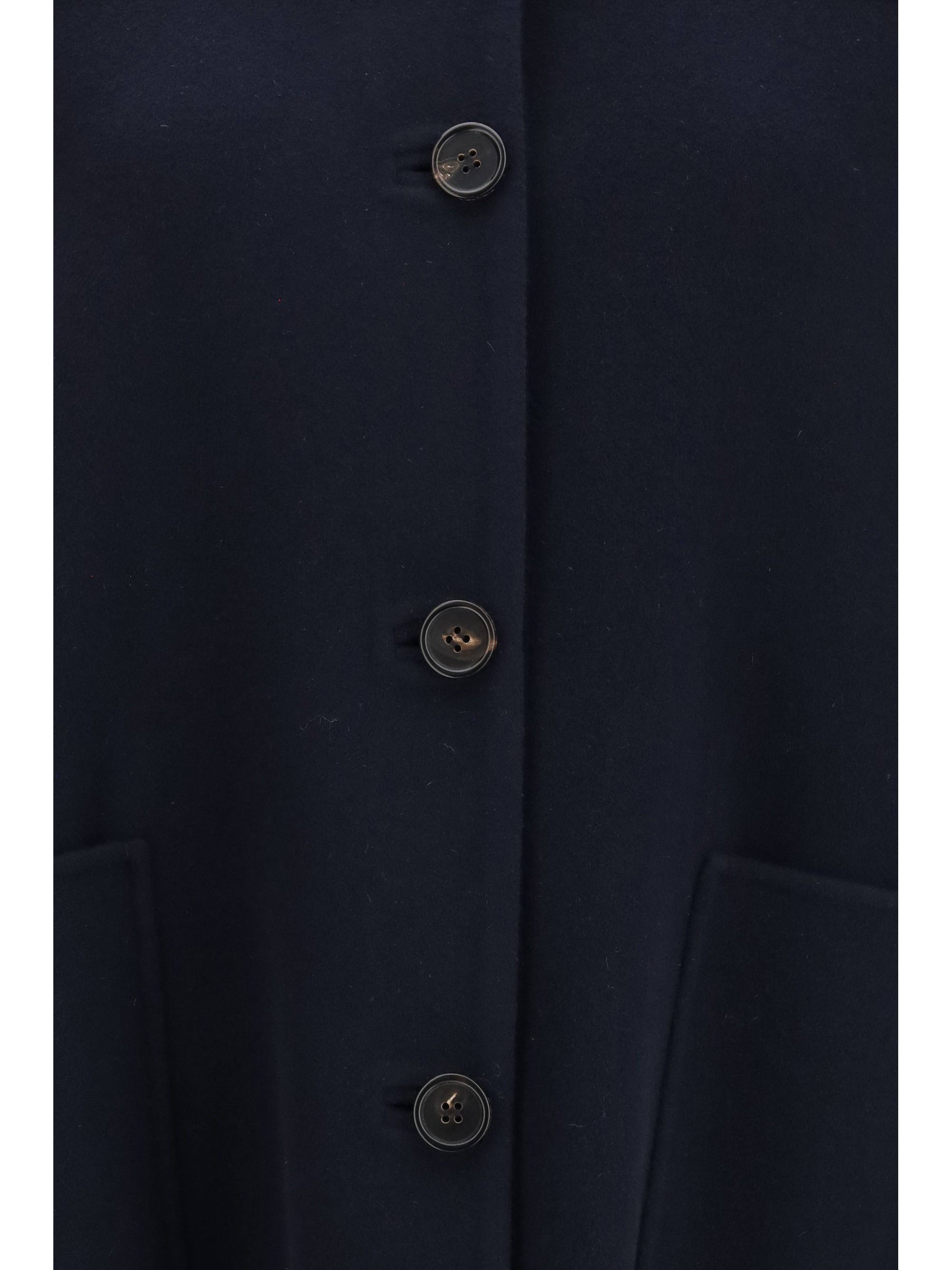 giugno short virgin wool coat
