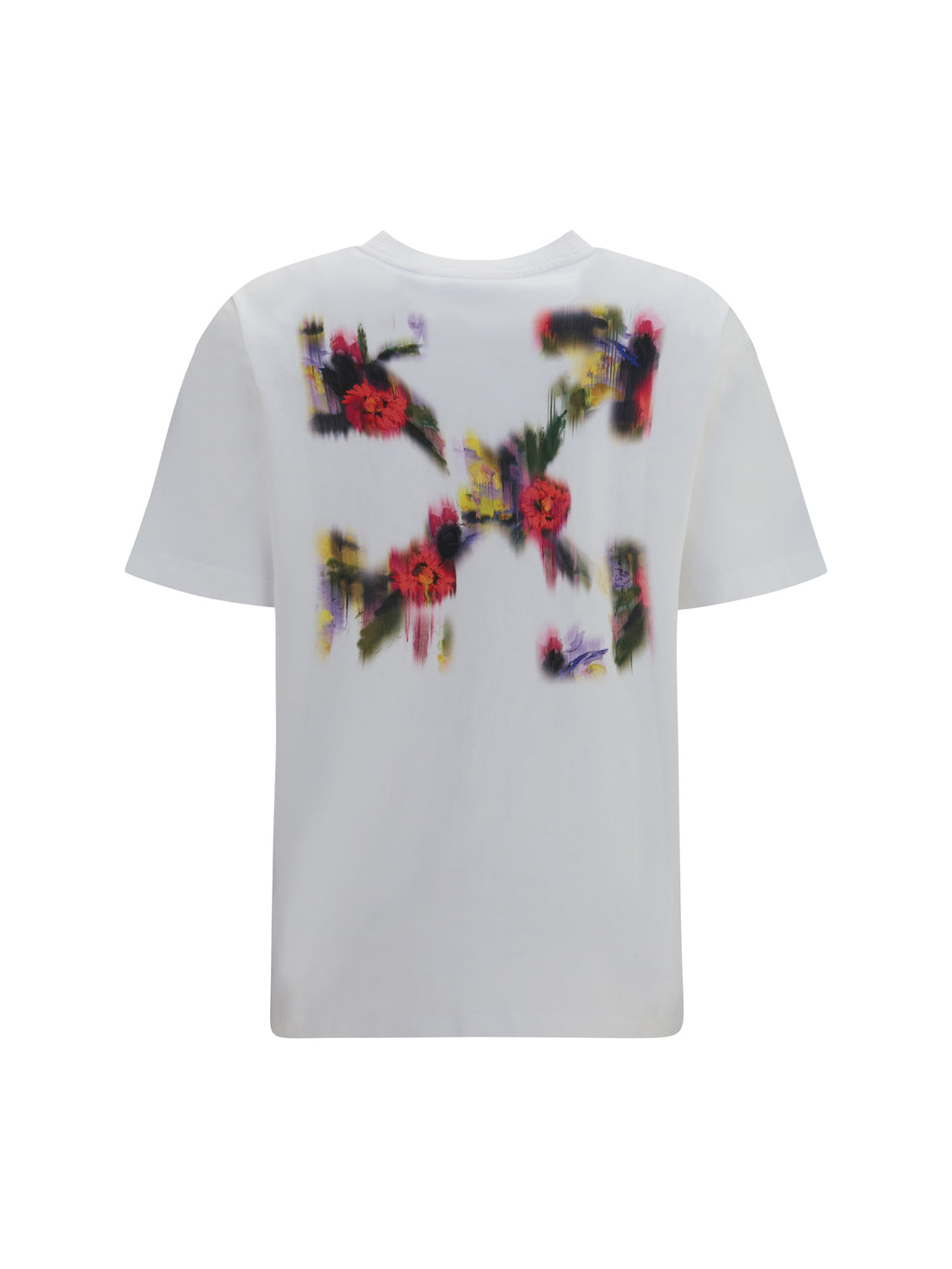 OFF-WHITE L arrow flower t-shirt